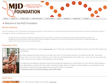 Tablet Screenshot of mjd.org.au